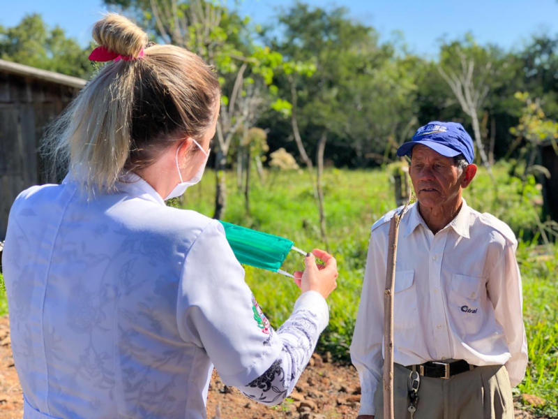 BAIRROS DO MUNICÍPIO RECEBEM ORIENTAÇÕES SOBRE O COVID-19